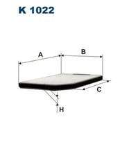 FILTRON K1022 Polen Filtresi 7700834816