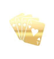 4 As Sticker17x17 Cm Gold