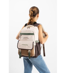 Ventis Unisex Lise Ortaokul Sırt Çantası Okul Çantası 43*30 Cm Su Geçirmez Kumaş Çok Cepli Vnt5-I
