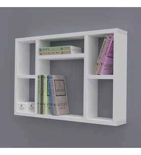Kenzlife kitaplık neşve 040*060*20 byz duvar rafı