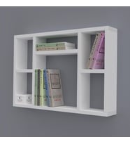 Kenzlife kitaplık neşve 040*060*20 byz duvar rafı
