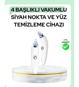 Gözenek Açıcı Buhar Etkili Vakumlu Siyah Nokta Temizleyici – Farklı Cilt Tiplerine Uygun