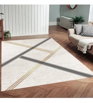Rovigo Home Dijital Baskı Yıkanabilir Kaymaz Taban Salon Halısı Ve Yolluk RVG0900-FNL115 (Bej)