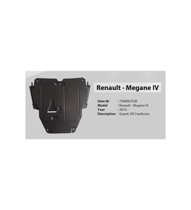 Karter Muhafazası R742 Megane-ıv (758906742r)