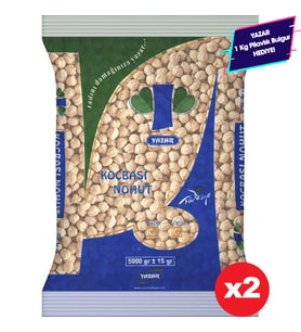Yazar Koçbaşı Nohut 5 Kg x 2 Paket