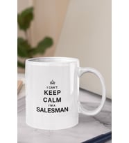 Satış Temsilcisi I Can't Keep Calm I'm Salesman Hediyelik Baskılı Kupa Bardak