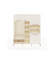 Kronos Dolap 11 Raflı Tek Çekmeceli 7 Kapaklı 220x59x243 Aytaşı-Aytaşı/Çam