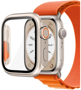 Apple Watch Series 3 38mm için Kılıf Apple Watch Ultra Dönüştürücü Ekran Koruyucu Kasa Yıldız Işığı [Watch Series 3 38mm ile Uyumlu Kılıf - Yıldız Işığı]