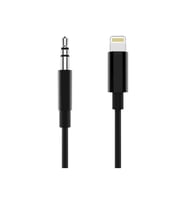 TAPLIN iPhone Uyumlu Lightning 3.5 mm Aux Çevirici Kablo Siyah 1 mt