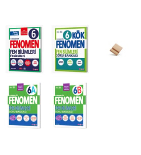 Fenomen 6. Sınıf Maarif Fen Bilimleri Fasikül Kök 6A ve 6B Soru Bankası + Telefon Standı