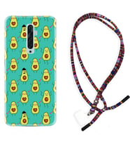 Oppo Reno 2Z 4 Lite 4 Pro 5 6 7 A31 Kılıf Boyun Asklı Rasta Silikon Oynayan Avokadolar 1770