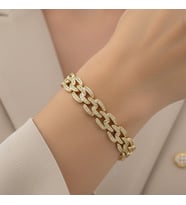 STİL İNCİSİ/ XUPING JEWELRY ELLA ZİRKON TAŞLI BİLEKLİK (Altın)