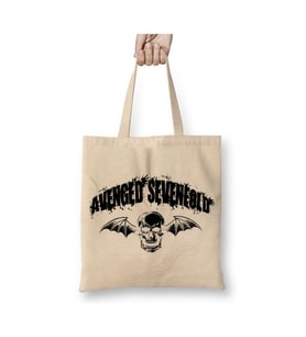 Avenged Sevenfold Hail To The King Beyaz Bez Çanta Uzun Saplı Alışveriş Çantası Plaj Çantası