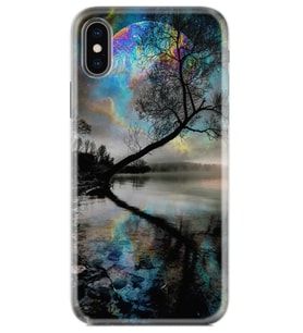 Vivo Iphone Xs Max Uyumlu Kılıf Resimli Desenli Silikon Platinium Series Dream World 1839