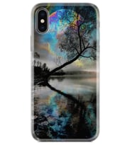 Vivo Iphone Xs Max Uyumlu Kılıf Resimli Desenli Silikon Platinium Series Dream World 1839