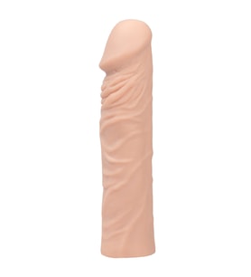 6 CM Dolgulu Realistik Uzatmalı Penis Kılıfı