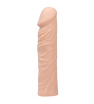 6 CM Dolgulu Realistik Uzatmalı Penis Kılıfı