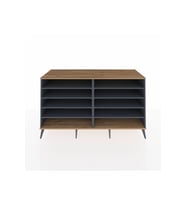 Kronos Konsol 8 Raflı  176x59x99 Antrasit-Çam/Antrasit