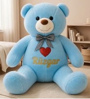 Kişiye Özel İsimli 90 cm Peluş Ayı  Sevgiliye, Kız-Erkek Çocuğa Doğum Günü & Özel Gün Hediyesi