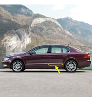 Skoda Superb 2 2009-2013 Sol Arka Kapı Krom Çıtası 3T0853753