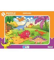 Blue Fus Dinosaurs (Dinozorlar) - Puzzle 30 Parça