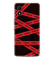 TCL 303 Kılıf Resimli Desenli Baskılı Silikon Danger 1372