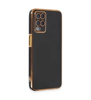 Oppo A54 4g Kılıf Volet Silikon - Siyah