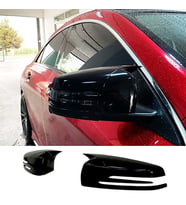 Mercedes C W204 Batman Yarasa Ayna Kapağı Piona Black ABS 2007-2014