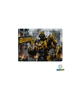 Ghostbastır Design Transformers Bumble Bee 99 Parça Ayaklı Puzzle – Dekoratif Çocuk Yapbozu 0206