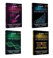 BİLFEN 8. Sınıf Tam Ölçme Türkçe - Matematik - Fen Bilimleri ve İnkilap Soru Bankası (4 Kitap)