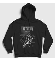Presmono Unisex Siyah Jimmy Page Led Zeppelin Kapüşonlu Sweatshirt 431037tt