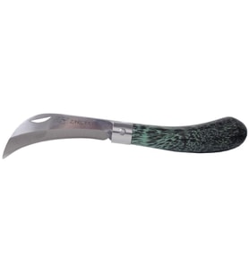 Zargana Aşı Bıçağı Eğri Ağız Sap 19cm - Denizli