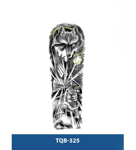 TQB-325 KURT VE KADIN DESEN GEÇİCİ KOL DÖVMESİ-TATTO