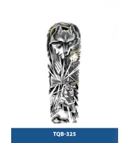 TQB-325 KURT VE KADIN DESEN GEÇİCİ KOL DÖVMESİ-TATTO