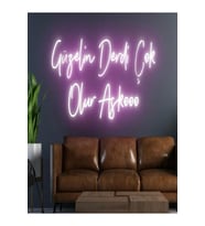Güzelin Derdi Çok Olur Aşkooo Yazılı Neon Tabela