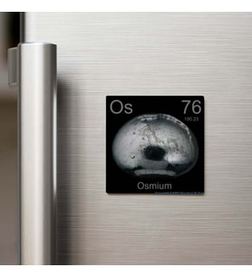 Osmium (Osmiyum) Elementi – Buzdolap Magneti – 9x9 cm