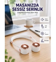Katlanabilir Asılabilir Mini Fan USB Şarjlı 3 Kademeli Sessiz