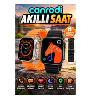 300-400 mAh Bataryalı Akıllı Saat – Titreşimli Bildirim ve Kordon Hediyeli Unisex Tasarım