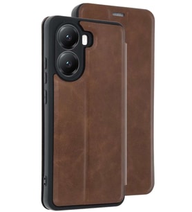 Poco X7 Pro Kılıf Flip Cover - Taba