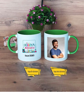 Kimya Mühendisi Kupa Bardak Yeşil Fotoğraflı Mühendisler Günü Hediyesi