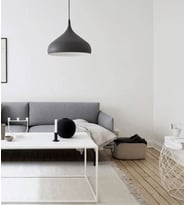 RİOLİGHT MODERN SİYAH ODA,MUTFAK,CAFELER İÇİN TEKLİ METAL SARKIT AVİZE