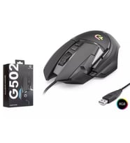 Nodar G502 Gaming Mouse Kablolu 7200 Dpi 6 Tuş Rgb Oyuncu Mouse Siyah
