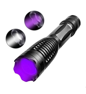 Valkyrie Çift Işık Dual UV Mor Işık ve XML-T6 2000 Lümens El Feneri