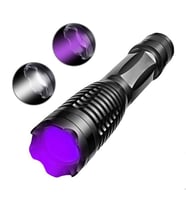 Valkyrie Çift Işık Dual UV Mor Işık ve XML-T6 2000 Lümens El Feneri