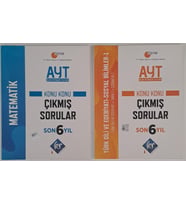 KR AKADEMİ YAYINLARI AYT MATEMATİK VE TÜRKDİLİ EDEBİYATI-SOSYAL BİLİMLER-1 ÇIKMIŞ SORULAR