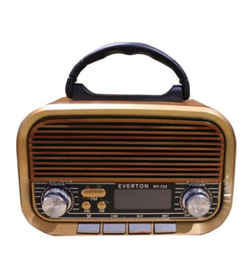 Everton RT-723 Dijital Göstergeli Şarjlı Nostaljik Radyo (AM-FM-SW Wıth BT-USB-TF )