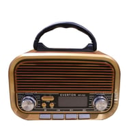 Everton RT-723 Dijital Göstergeli Şarjlı Nostaljik Radyo (AM-FM-SW Wıth BT-USB-TF )