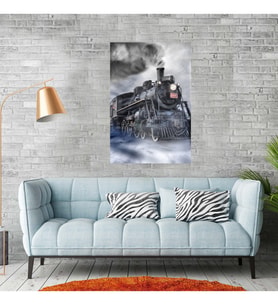 Tren Temalı Kanvas Tablo