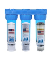 Amerikan Malı Daire Ve Bina Girişi 3 Aşamalı Su Yumuşatma Cihazı (Spun - Blok - Reçine)