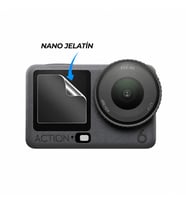 DJI Osmo Action 6 Uyumlu Ekran Koruyucu Nano Jelatin Çizilmeye Dayanıklı HD Film